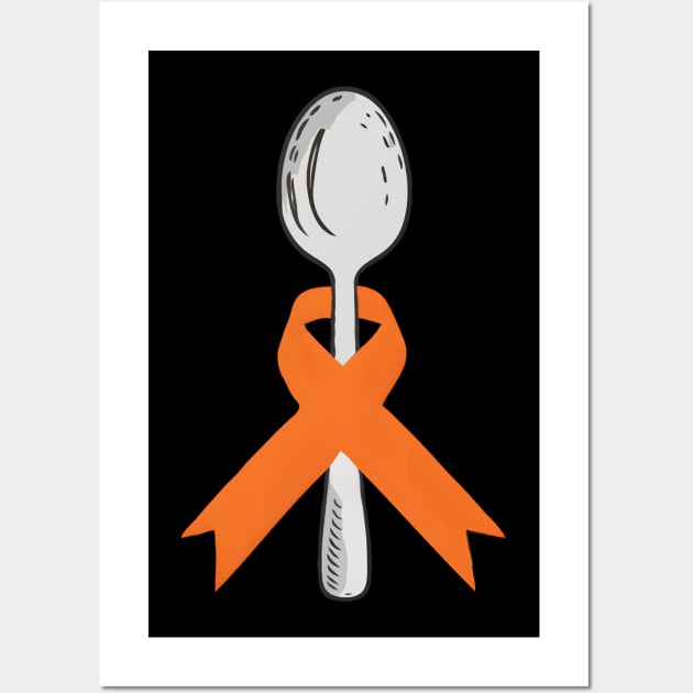 Spoon Theory Multiple Sclerosis Awareness Wall Art by TopTees